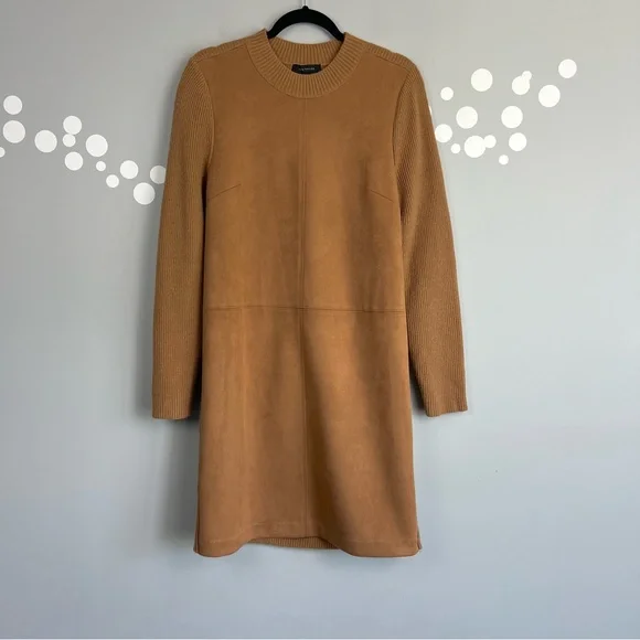 Ann Taylor | Dresses | Ann Taylor Faux Suede Paneled Sweater Dress Size Medium | Poshmark Ann Taylor | Dresses | Ann Taylor Faux Suede Paneled Sweater Dress Size Medium | Poshmark
